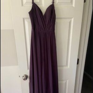 Azazie plum bridesmaid dress